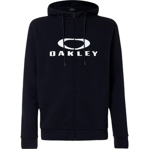 Oakley Мъжко яке за тренировка Oakley Bark Full Zip Hoodie 2.0 Training jacket - Black / White (003-3531-0213)