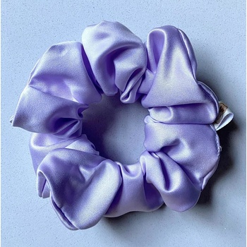 CurlyEllie Curl Scrunchie Lilac – Saténová gumička