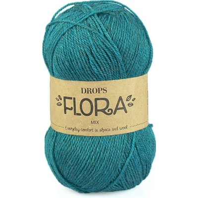 Příze DROPS Flora mix 11 - petrol