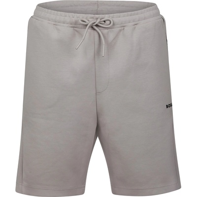 Boss Поларени къси панталони Boss Men's HBG Headlo Cotton Blend Fleece Jogger Shorts - Light Beige