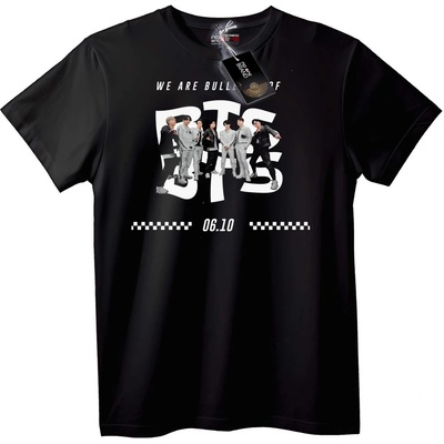 NOONEBRAND Тениска BTS We Are Bulletproof - M, White