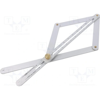 MEDID 6040 Adjustable square; 165x320mm