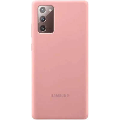 Samsung Silicone Cover Case EF-PN980TBEGEU - оригинален силиконов кейс за Samsung Galaxy Note 20 (розов)