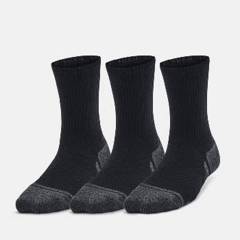 Image 1 of Under Armour Детски чорапи Under Armour UA Performance Tech 3-Pack Crew Socks Kids' - Black