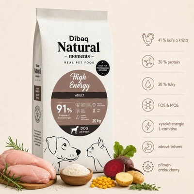 Dibaq Sense Natural breeder dog High Energy 20 kg