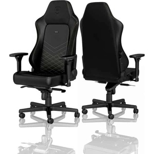 Noblechairs Геймърски стол noblechairs HERO PU Leather Black/Arany NBL-HRO-PU-GOL (NBL-HRO-PU-GOL)