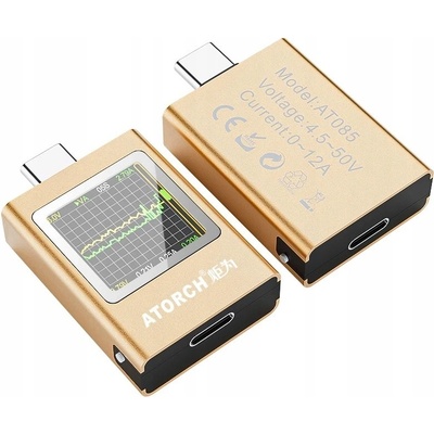 Atorch AT085 PD3.1 QC3.0 zlatý