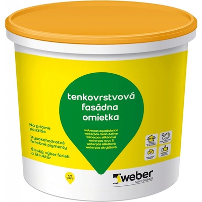 Weber Weberpas silikónová omietka 25 kg