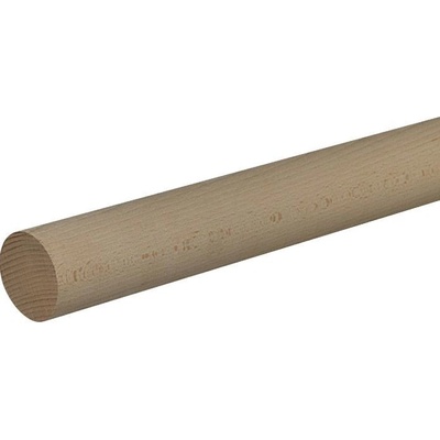 Kruhová lišta hladká 50 mm x 1000 mm buk