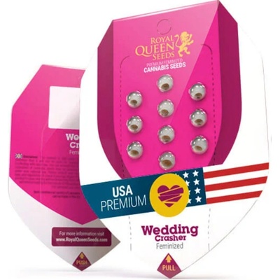 Royal Queen Seeds Wedding Crasher semienka neobsahujú THC 5 ks