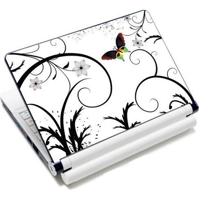 Samolepka, skin Huado na notebook 12"-15,6" Farebný motýľ