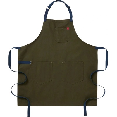 Hedley And Bennett Kuchařská zástěra na vaření Olive Green