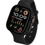 Decoded Silicone Ares Splice Band for AppleWatch 44/46/49 mm - Black (K-D26AWS46ABS2BK)