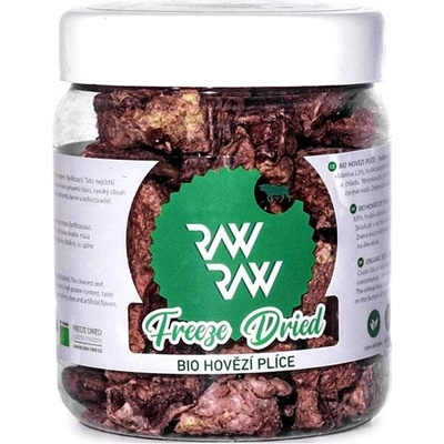 Raw Raw pochúťka mrazom sušené BIO Hovädzie pľúca 50 g