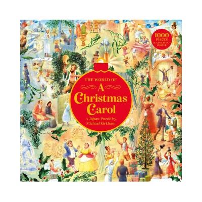 Jigsaw The World of a Christmas Carol A 1000-Piece of the Classic Dickens Tale Illustrated by Michael Kirkham