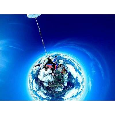 Tandemový zoskok zo 6 000 metrov s 360° videom