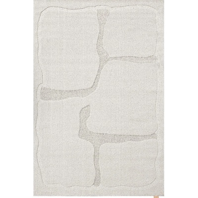 Agnella Светлосив вълнен килим 160x230 cm Morphic Organica - Agnella (5901760414067)