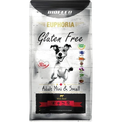 Biofeed Euphoria Gluten Free Adult mini & small Beef 12 kg