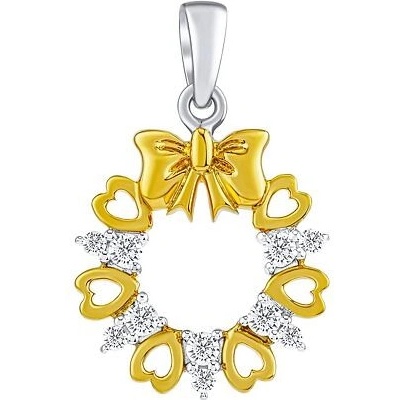 SILVEGO Strieborný/pozlátený prívesok Missy s Brilliance Zirconia FW15228PGP