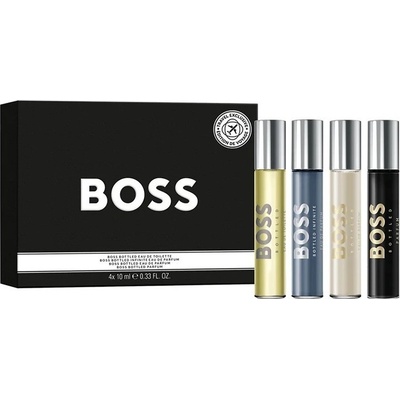 Hugo Boss Boss Bottled toaletná voda pre mužov 10 ml + EDP 10 ml + Infinite EDP 10 ml + parfum 10 ml darčeková sada