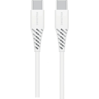 Swissten USB-C / USB-C, 1,5m, bílý