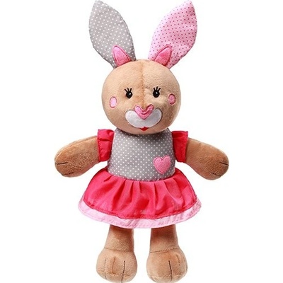 BabyOno Plyšová hračka s chrastítkem zajíček Julie