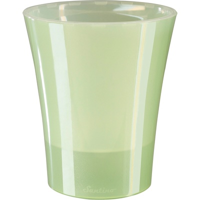 Santino САКСИЯ С НАПОИТЕЛНА С-МА И ФИТИЛ АРТЕ-ДЕЯ 2.0л ф14.7см ПРОЗРАЧНО ЗЕЛЕНА (110300587)