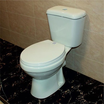 Inter Ceramic Моноблок ICC 1072LUX, пълно обливане, седалка и капак, порцелан, бял, 72.5x62x36см (1072 P LUX)