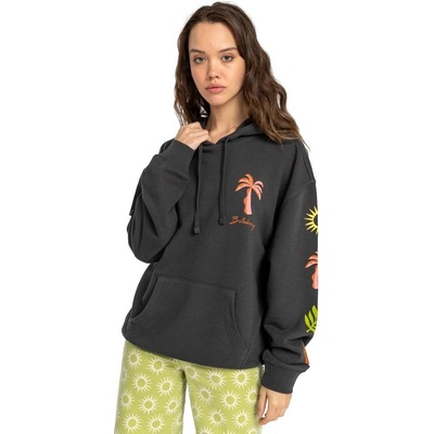 Billabong BEST COAST OFF BLACK dámská mikina přes hlavu
