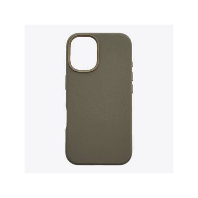 Leather case with magsafe for iPhone 16 - Grey (DV512003)