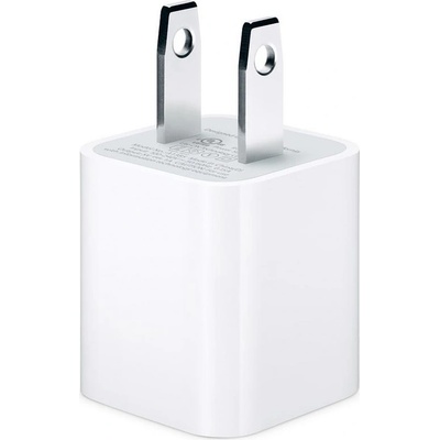 Apple Оригиналнo захранване с USB изход за ел. мрежа за iPhone и iPod (US стандарт) - Apple USB US Power Adapter 5W (bulk) (A1265)