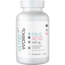 NutriWorks Folic Acid 400µg 90 kapslí