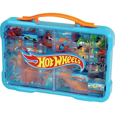 Klein Hot Wheels Zberateľská vitrína s osvetlením tyrkysová