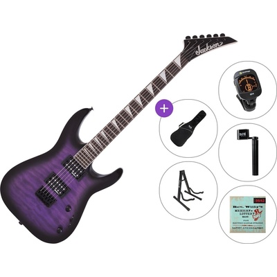 Jackson JS Series Dinky Arch Top JS32Q DKA HT AH Standard SET Transparent Purple Burst Електрическа китара