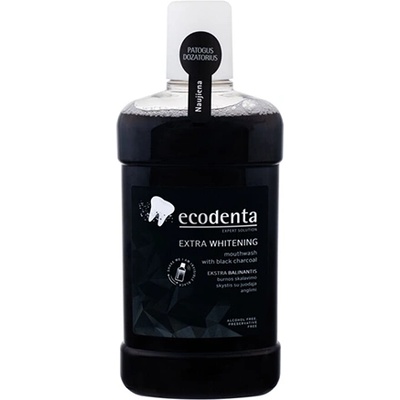 Ecodenta Mouthwash Extra Whitening вода за уста с избелващ ефект унисекс 500 мл
