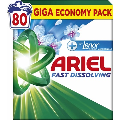 Ariel +lenor prací prášek Spring Awakening 4,4 kg 80 PD
