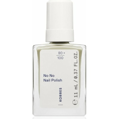 Korres No No Nail Polish pečující lak na nehty odstín 82 Mint Green 11 ml