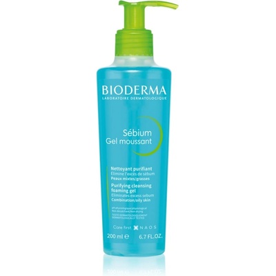 BIODERMA Sébium Gel Moussant почистващ гел за смесена и мазна кожа 200ml