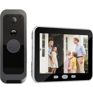 Secutek Безжичен видео звънец с LCD дисплей TPD10