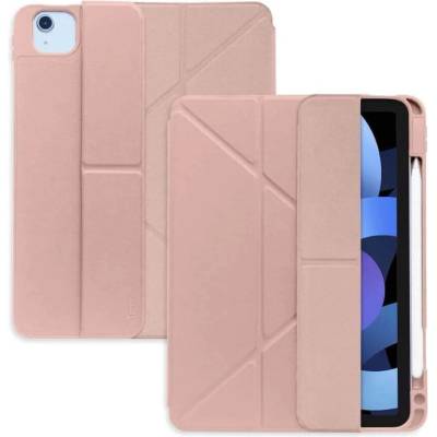 Torrii Torrio Plus Case - кожен кейс и поставка с отделение за Apple Pencil за Apple Pencil за iPad Air 4 (2020), iPad Pro 11 M1 (2021), iPad Pro 11 (2020), iPad Pro 11 (2018) (розов)