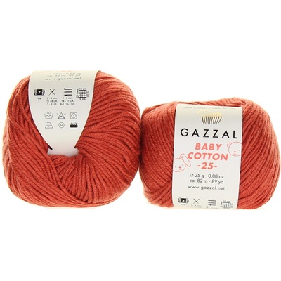 Gazzal Baby Cotton 25 3454 měděná