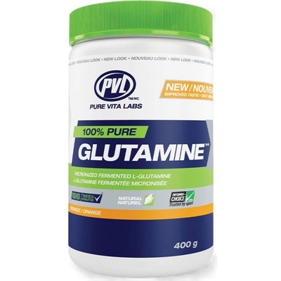 PVL / Pure Vita Labs 100% Pure Glutamine [400 грама] Портокал