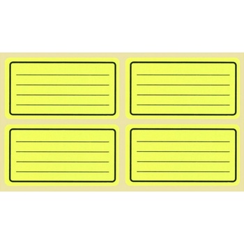 Ученически етикети 40 бр. , неонови