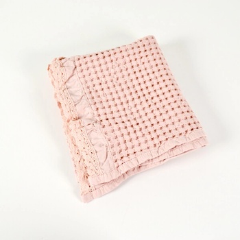 Takoy HT-00205 Vaflový uterák v romantickom štýle ružová 50 x 100 cm