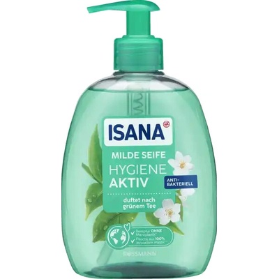 Isana antibakteriální mýdlo Zelený čaj 500 ml
