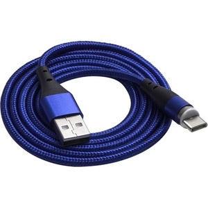 Akyga 1 м USB - Type C син магнитен кабел за данни и зареждане AK-USB-42 (AK-USB-42)