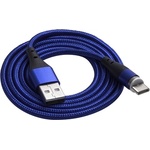 Akyga 1 м USB - Type C син магнитен кабел за данни и зареждане AK-USB-42 (AK-USB-42)