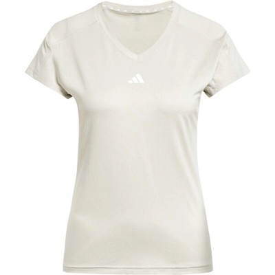adidas TRAIN ESSENTIALS TEE Dámské tréninkové tričko béžová
