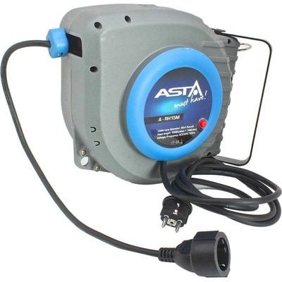 Navijak elektrického kábla 230V 15m profi Asta A-RH15M 12882