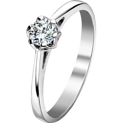 Zlaton Prsten bílé zlato s diamantem 000141906254